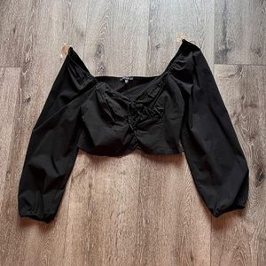 Black Crop Top